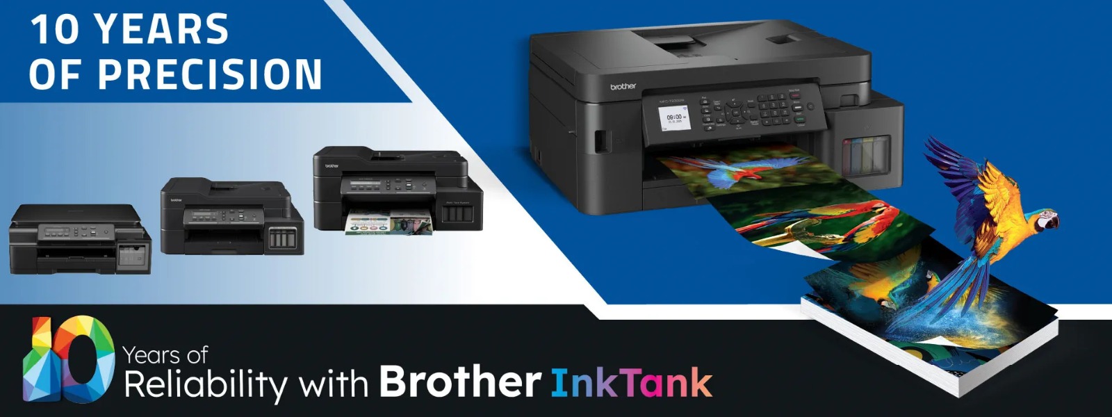 Brother InkTank printers — 10 years of precision